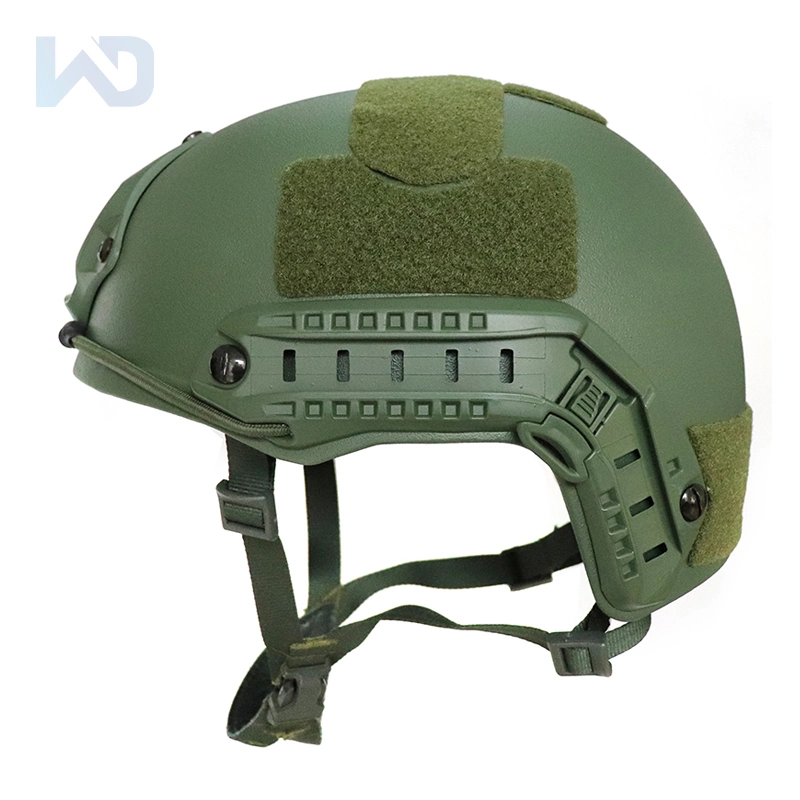 Nij Iiia Military Helmet/ Aramid Fiber Material/ The Factory Sales/Black/Green/Fast Ballistic Helmet