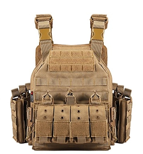 ホット販売戦闘 Molle Nij Iiia III IV ブラック グリーン タン タクティカル防弾ベスト ポーチ付き警察軍 Swat